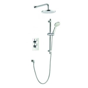 Imex Arco Concealed Shower Valve, Slide Rail Kit & Fixed Head Pack