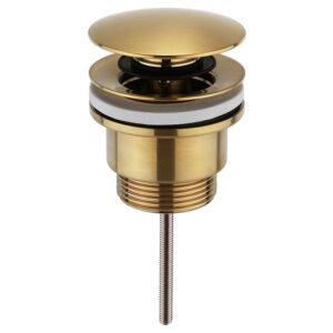 Imex Universal Basin Clicker Waste Brushed Brass