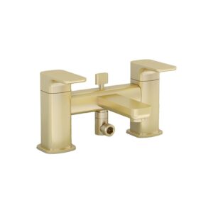 Imex Flite Bath Shower Mixer with Kit Brushed Brass