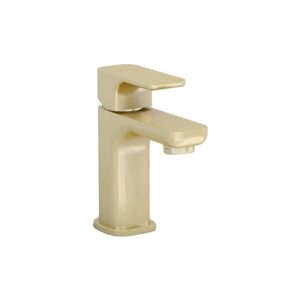 Imex Flite Small Basin Mixer Tap Brushed Brass