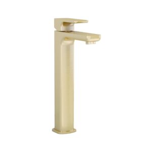 Imex Flite Tall Basin Mixer Tap Brushed Brass