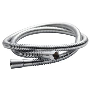 Imex Chrome Plated 12mm Bore Double-Lock Shower Hose 1500mm