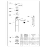 Imex Suburb Tall Basin Mixer Tap Chrome