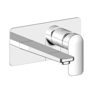 Imex Suburb Wall Mounted Basin Mixer Tap Chrome