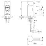 Imex Xcite Single Lever Basin Mixer Tap