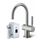 InSinkErator HC3300 Hot/Cold Mixer Tap, Neo Tank & Filter Brushed