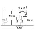 InSinkErator FHC3010 Hot/Cold Water Mixer Tap & Neo Tank Nickel