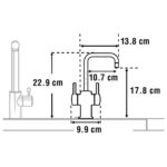 InSinkErator FHC3020 Hot/Cold Water Mixer Tap & Tank Brushed Steel