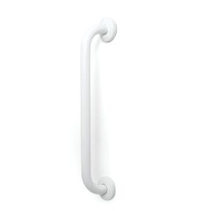 Inta 450mm White Powder Coated Grab Rail Concealed Fixings