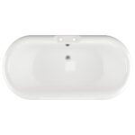 Iona Master Freestanding 2 Hole Bath White