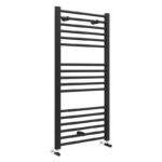 Iona Crater Straight Radiator 600x1200mm Matt Black