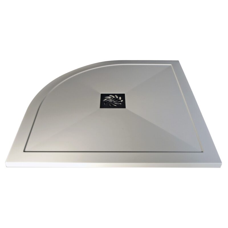 Refresh Ultra-Slim 1200x800mm Offset Quadrant Tray & Waste Left