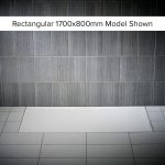 Just Trays Evolved 1800x800mm Rectangular Shower Tray