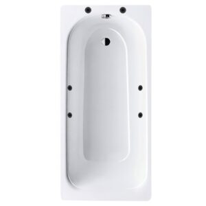 Kaldewei 313 Eurowa Eco 1700x700mm Steel Bath, Tap Holes & Grip Holes