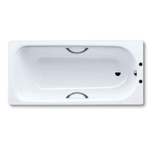 Kaldewei 313 Eurowa Eco 1700x700mm Anti Slip Bath, Tap Holes & Grip Holes