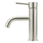 Meir Round Basin Mixer Curved Brushed Nickel