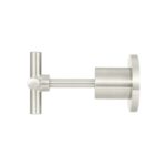 Meir Cross Handle Jumper Valve Wall Top Assemblies PVD Brushed Nickel