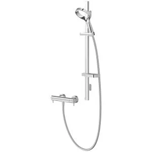 Methven Aio Aurajet Cool Touch Bar Mixer Shower Kit Chrome