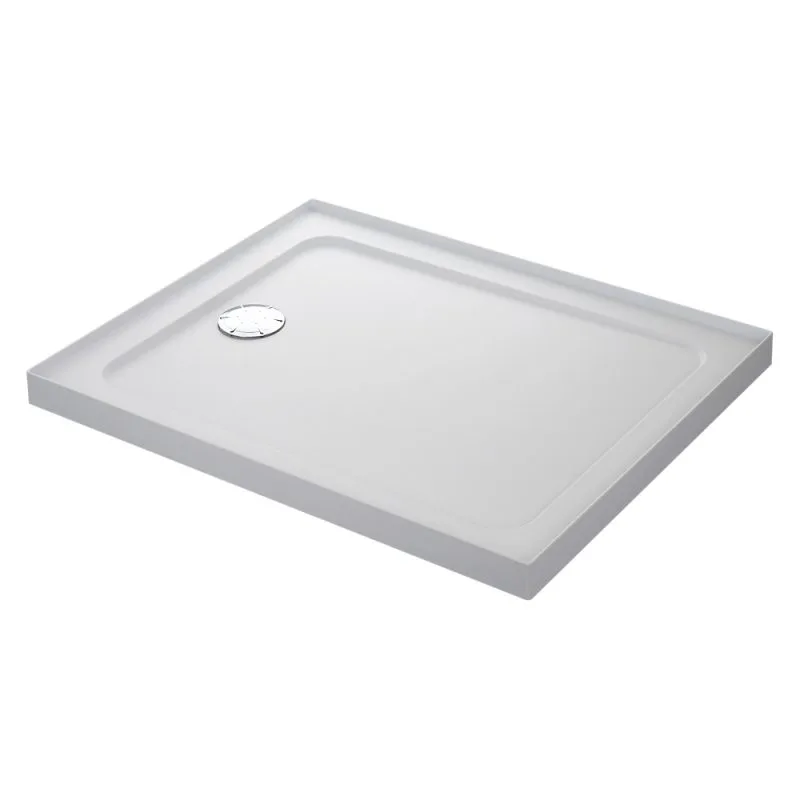 Mira Flight Safe 900 x 760mm Shower Tray, 4 Upstands