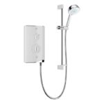 Mira Sport Single Outlet 9.8kW Thermostatic Electric Shower White/Chrome