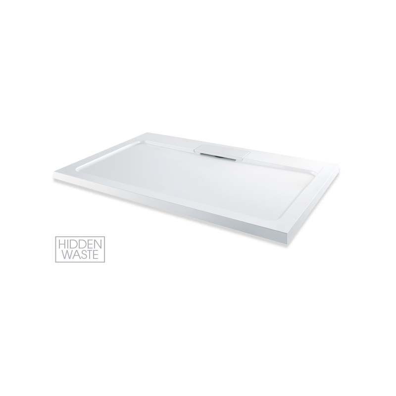 MX Expresions 1400 x 900mm ABS Stone Shower Tray & Waste