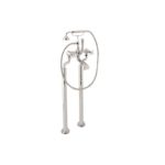 Perrin & Rowe Georgian Floor Bath Shower Mixer, Cross