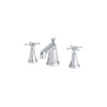 Perrin & Rowe Deco 3 Hole Basin Mixer, Cross