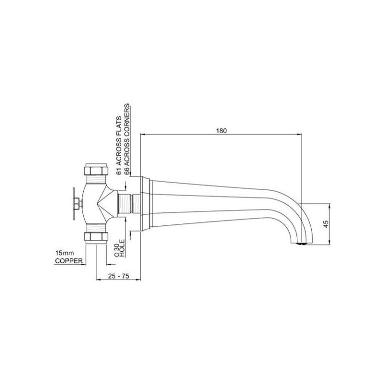 Perrin & Rowe Deco Wall Mounted 7