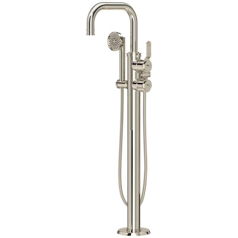 Perrin & Rowe Armstrong Freestanding Bath Shower Mixer Nickel