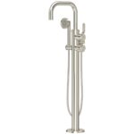 Perrin & Rowe Armstrong Freestanding Bath Shower Mixer Pewter