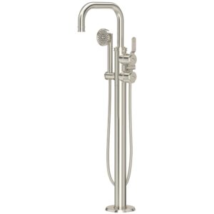 Perrin & Rowe Armstrong Freestanding Bath Shower Mixer Pewter