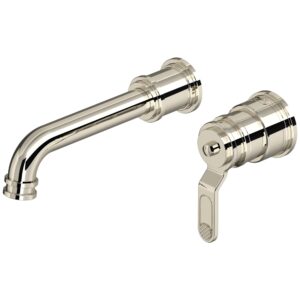 Perrin & Rowe Armstrong Wall Basin Mixer Nickel