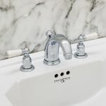 Perrin & Rowe 3 Hole Lever Basin Set High Neck Spout Nickel