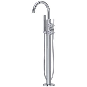 Perrin & Rowe Langbourn Freestanding Thermostatic Bath Shower Mixer Chrome