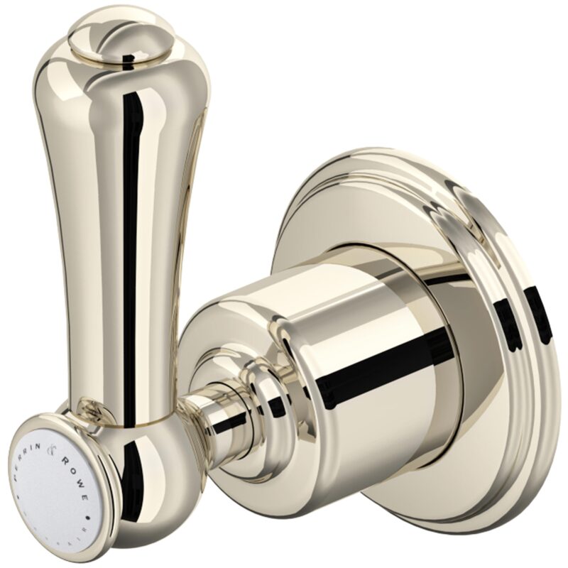 Perrin & Rowe Georgian 3 Way Diverter with Lever Handle & Shut-Off Nickel