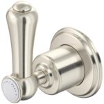 Perrin & Rowe Georgian 3 Way Diverter with Lever Handle & Shut-Off Pewter