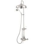 Perrin & Rowe Riser Diverter, Handshower & Hose Set Nickel