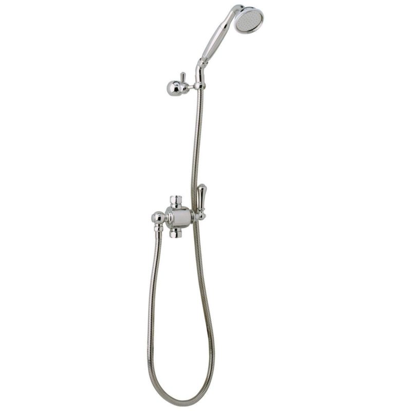 Perrin & Rowe Georgian Diverter, Handshower & Hose Set Chrome