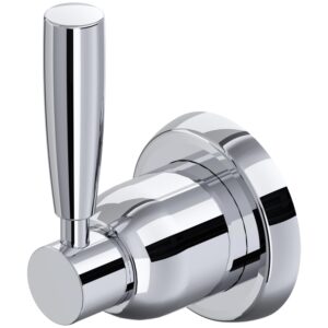 Perrin & Rowe Langbourn 3 Way Diverter with Lever Handle & Shut-Off Chrome