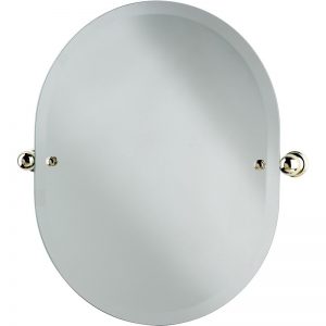Perrin & Rowe Oval Mirror 625mm x 500mm Chrome