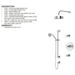 Perrin & Rowe Deco Shower Set 1 Chrome