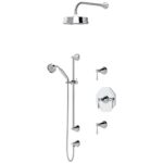 Perrin & Rowe Deco Shower Set 2 Chrome