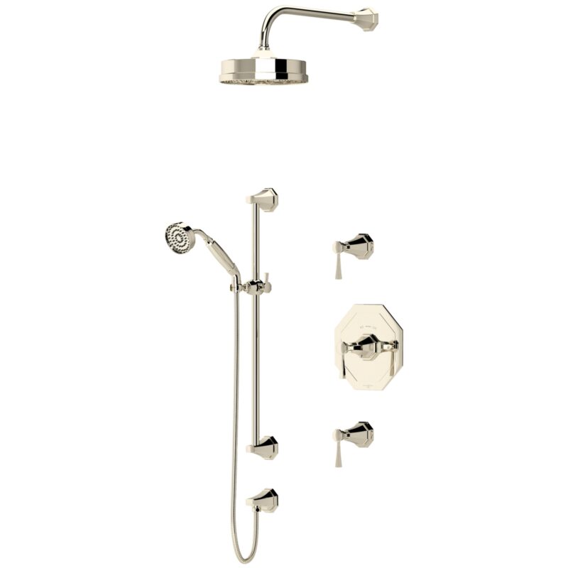 Perrin & Rowe Deco Shower Set 2 Nickel