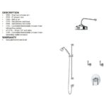 Perrin & Rowe Georgian Shower Set 1 Chrome