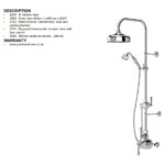 Perrin & Rowe Georgian Shower Set 2 Chrome