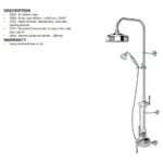 Perrin & Rowe Georgian Shower Set 2 Nickel