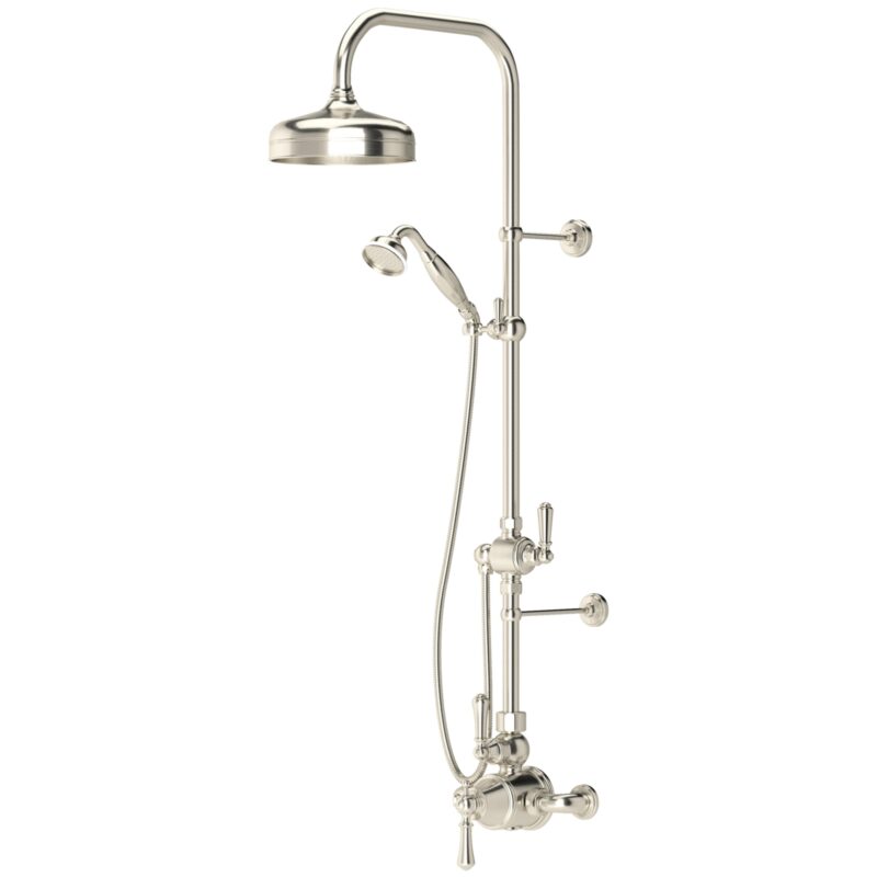 Perrin & Rowe Georgian Shower Set 2 Pewter