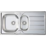 Prima 1.5B 965x500mm Stainless Steel Sink & Single Lever Tap Pack