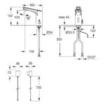 Rada MD7 Battery Washbasin Sensor Tap