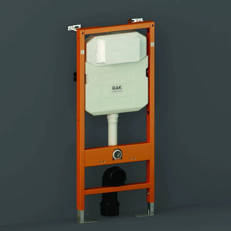 RAK 12cm Front Flush Regular Concealed Cistern & 114cm Frame